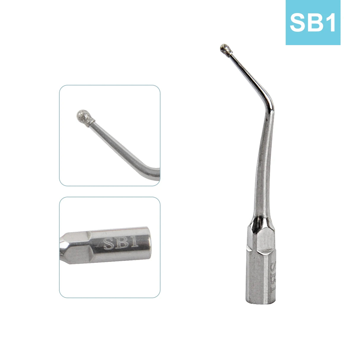AZDENT 5pcs Dental Scaler Tips – Compatible with EMS, WOODPECKER, SATELEC, DTE, NSK Ultrasonic Scalers