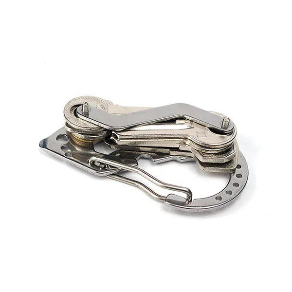 Portable Key Holder Keyring Wallet - EDC Pocket Key Organizer with Bottle Opener for Outdoor Sports, Car Key Chain Collector