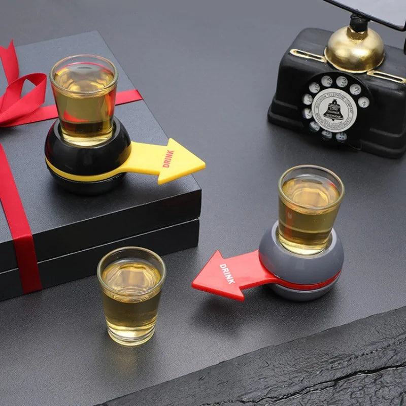 Alcoholic Penalty Turntable Game — Russian Roulette Drinking Toy, Bar Entertainment & Party Booster Props 2023