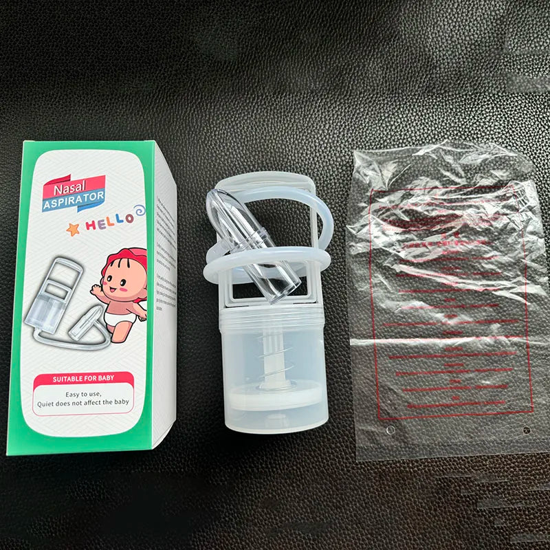 Baby Nasal Aspirator with Hand Pump - Hygienic Nose Cleaner with Soft, Non-Invasive Tip for Infants