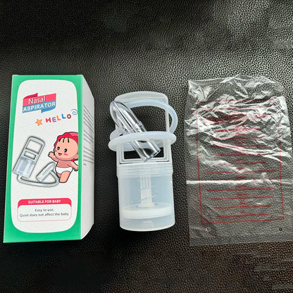 Baby Nasal Aspirator with Hand Pump - Hygienic Nose Cleaner with Soft, Non-Invasive Tip for Infants