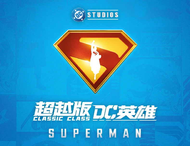 Blokees 2025 David Superman Action Figure – Classic Assemble Toy Model for Kids’ Collection & Gift
