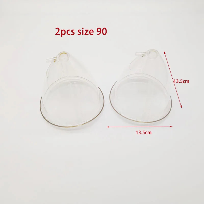 E-Cup Vacuum Suction Breast Enlargement & Body Massage Device, Multi-Function Cupping System for Neck, Back, Butt Lift & Nipple Care