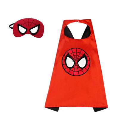 Kids Superhero Capes Costume Set for Boys (Ages 3–10) – Cartoon Dress-Up Capes for Parties, Playtime & Easter Gifts