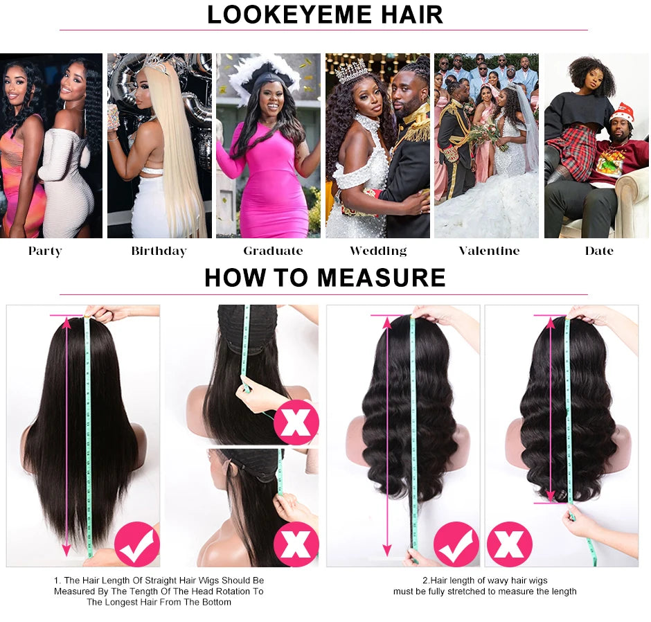 13x4/13x6 Body Wave Transparent Lace Front Wig – HD Bling Hair, 180% Density Human Hair, 4x4 Lace Closure for Women