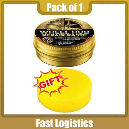 Universal Alloy Wheel Repair Kit - Scratch Remover, Repair Wax & Oxidation Paste Tools