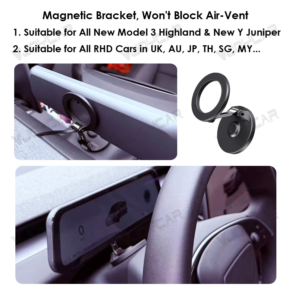 Gen 2 9.6" Instrument Display for Tesla Model 3 & Y – Blind Spot Reminder with OTA Upgrade, Juniper Dashboard