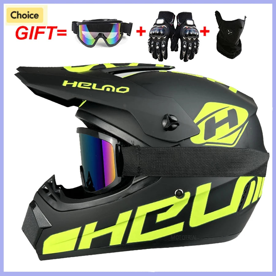 Full Face Off-Road Motorcycle Helmet – Downhill AM DH Cross Motocross Capacete Casco   2/2