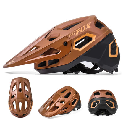 BATFOX MTB Cycling Helmet — Integrally-Molded Mountain Bike Helmet for Speed & Safety