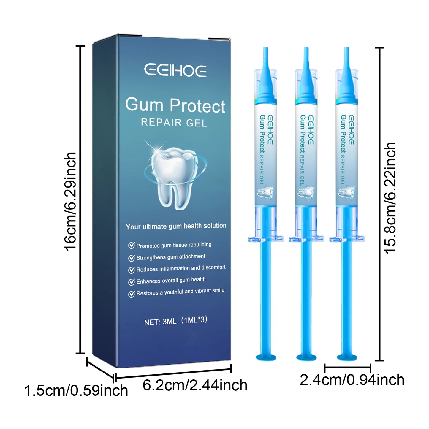 Dental Repair Gel – Deep-Cleaning Tooth & Gum Care, Soothes Inflamed Gums & Reduces Bad Breath