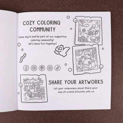 Spooky Cutie Vol. 2 Coloring Book - Cozy Creepy Creature Coloring Book for Adults & Teens, Relaxation Activity Book