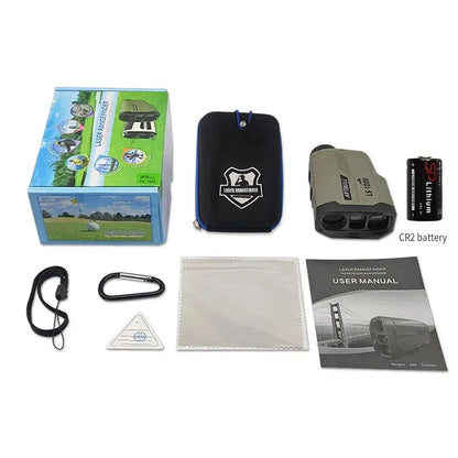 ARTBULL Golf Laser Rangefinder 1000M Telescope with Flag-Lock Slope and Pin Distance Meter for Hunting Monocular
