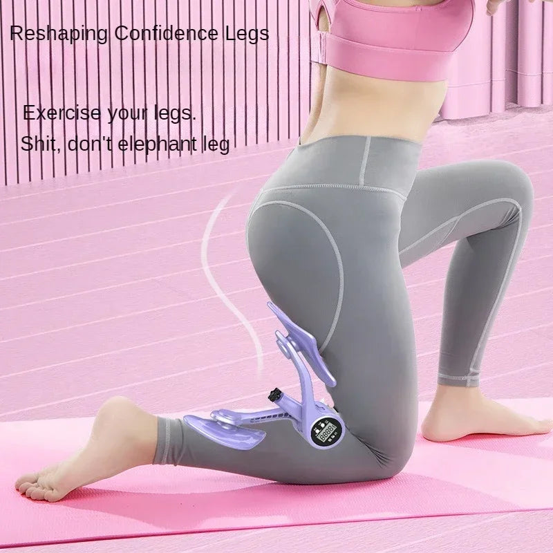 Digital Counter Hip & Leg Trainer — Adjustable Pelvic Floor Muscle Exerciser for Inner Thigh Fitness