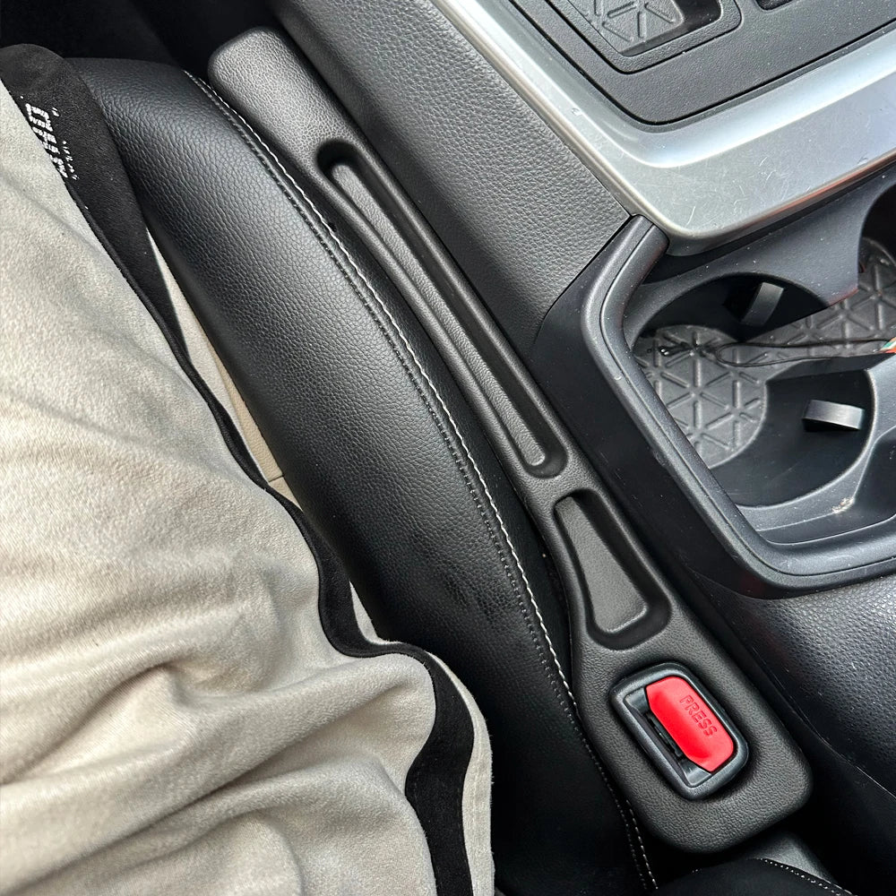 Car Seat Gap Filler – Leak-Proof Side Seam Plug Strip, Wallet & Phone Holder, Universal Car Accessory