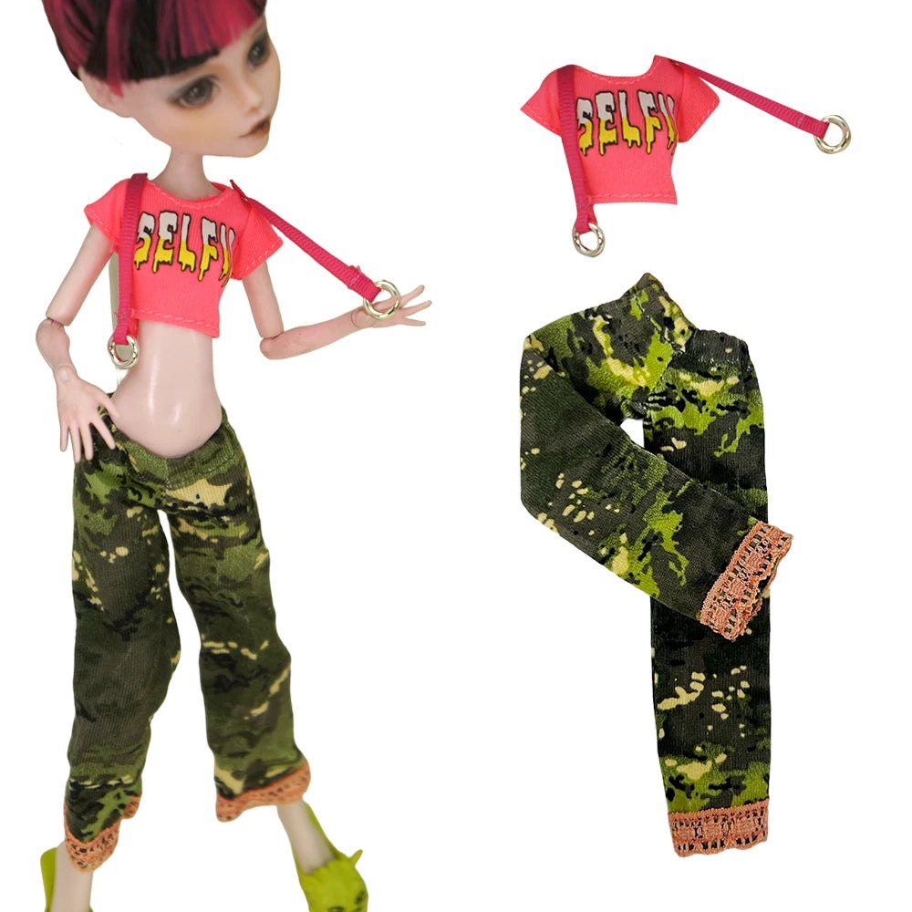 11-Inch Doll Clothes for 1/6 Dolls – Casual Dress & Fashion Outfits for 27 CM Girls' Dolls, DIY Toy Clothing