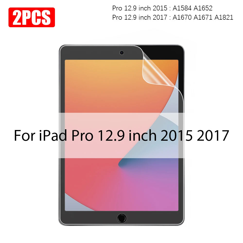 2PCS Paper-Like Screen Protector for iPad (10th Gen, Pro 11/12.9, Air 5/4, Mini 6, 7-9th Gen)