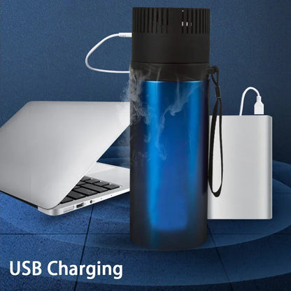LCD Insulin Cooler Flask – Portable Outdoor Mini Vacuum Refrigerator for Medicine and Beverage Storage, Drug Cooler Fridge