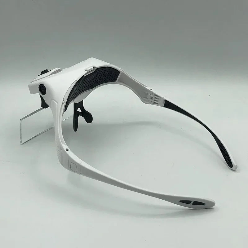 LED Headband Magnifying Glasses – Jeweler Loupe for Repair, Reading & Craft Work