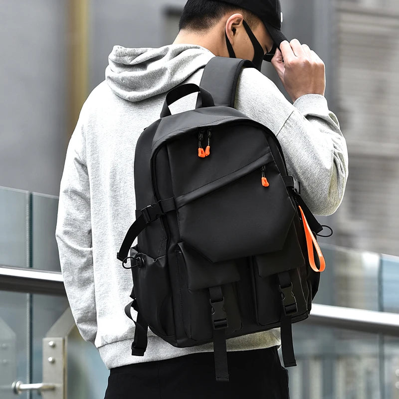Luxury Men’s Backpack — High-Quality 15.6" Laptop Bag, Waterproof Travel & School Backpack, High-Capacity Fashion Bag
