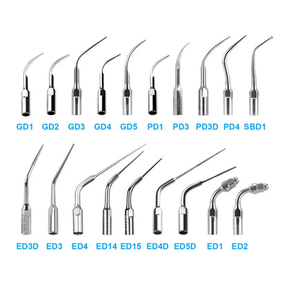 AZDENT Dental Ultrasonic Scaler Tips – Scaling, Periodontics, Endo, Perio Tips for EMS, Woodpecker, DTE, NSK, SATELEC Scalers