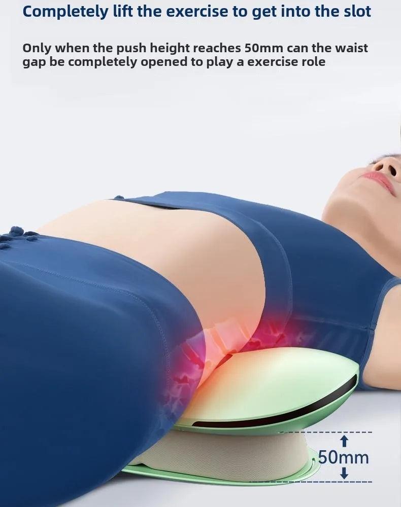 JAIYORL Electric Lumbar Traction Massager – Adjustable Vibration Waist & Spine Support Back Massage Machine