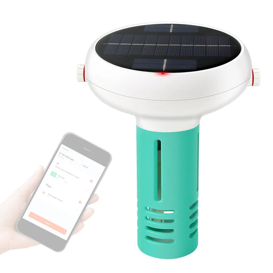 Tuya ZigBee 7 in 1 Chlorine Meter – PH, ORP, TDS, Salinity, Temp, and CL Test for Swimming Pool Water