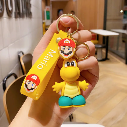Super Mario Figurine Keychain - Cute Character Backpack Pendant, Doll Charm & Collectible Gift