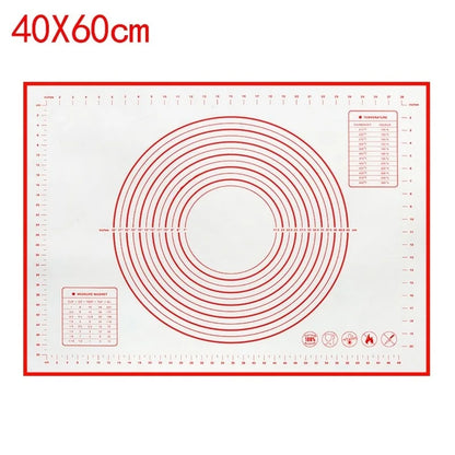 UNTIOR Silicone Baking Mat – Non-Stick Kneading & Dough Mat for Pizza, Cake, and Cooking Bakeware