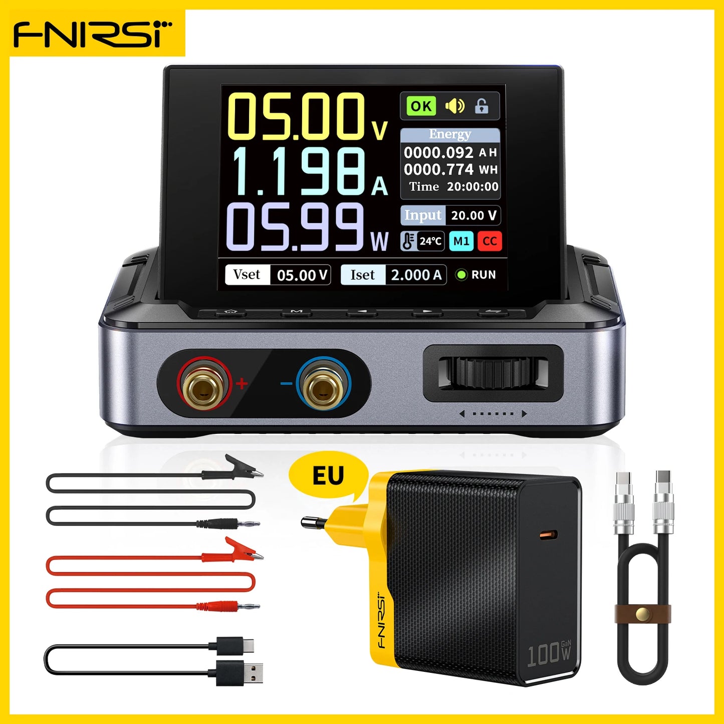 FNIRSI DPS-150 Mini Laboratory DC Power Supply — Adjustable 30V 5A Digital Display CNC Regulator