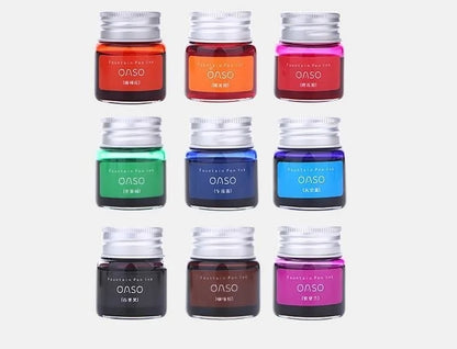 20ml Colorful Smooth Liquid Ink Refill – Bright Comic Ink for Carbon Pens, Office & School Stationery