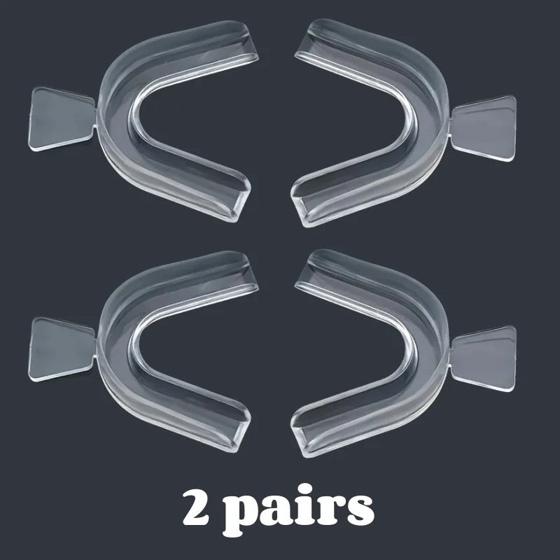Silicone Teeth Aligner Tray - Invisible Dental Orthodontic Mouthguard for Whitening, Straightening and Nighttime Teeth Care 1–4 Pairs