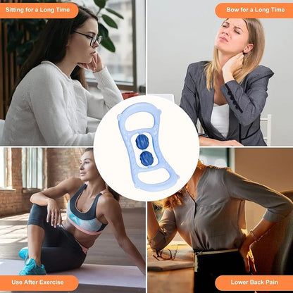 9-Wheel Fascia Muscle Roller – Cellulite Massage Tool for Relieving Muscle Soreness & Reducing Thigh, Calf, and Arm Cellulite