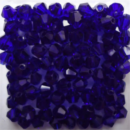 Isywaka 3–8mm Austria Crystal Bicone Glass Beads – Colorful Faceted Loose Spacer Beads for DIY Jewelry Making, Bracelet & Charm Craft Supplies