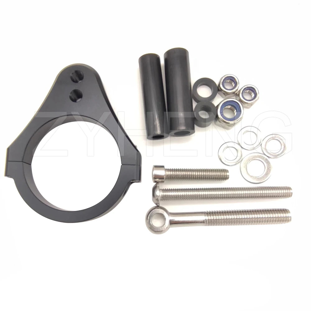 KuKirin G3 Pro (2024–2025) Scooter Steering Damper Stabilizer Mount Bracket – Electric Scooter Suspension Modification Accessory