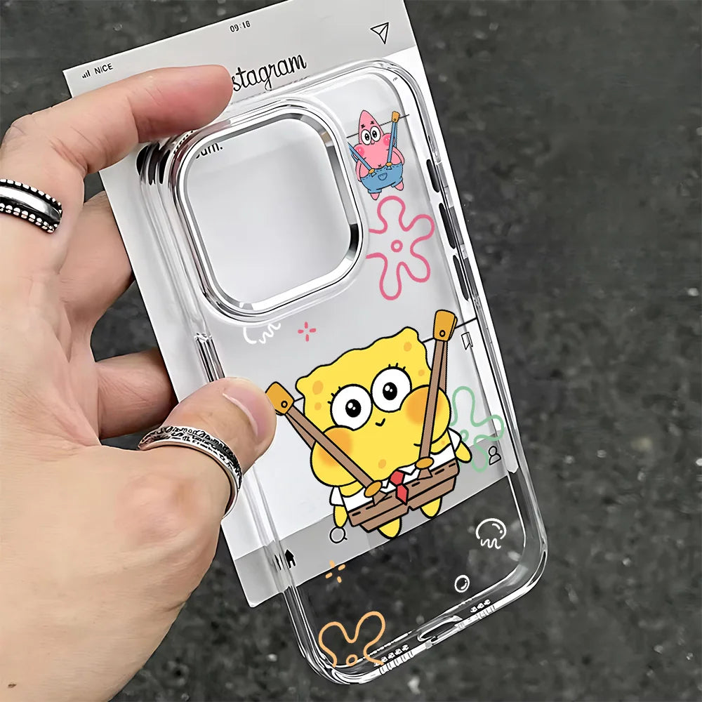 Funny Cartoon Phone Case - Soft Clear Protective Cover for iPhone 17, 16, 15, 14, 13 & More