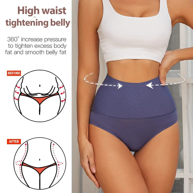 New Seamless Women's Sexy High Waist Briefs - Shapewear Tummy Reducer, Slimming Control Panties, Butt Lifter Lingerie in S-XXL