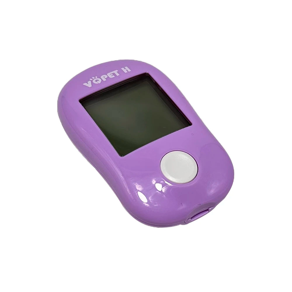 Pet Blood Glucose Meter - Digital Blood Sugar Monitoring System for Dogs and Cats with Diabetes Management Accessories