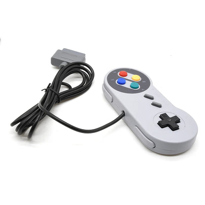 16-Bit Retro Gamepad Controller - High-Precision Mini Button Pad for SNES FC TV Gaming Consoles