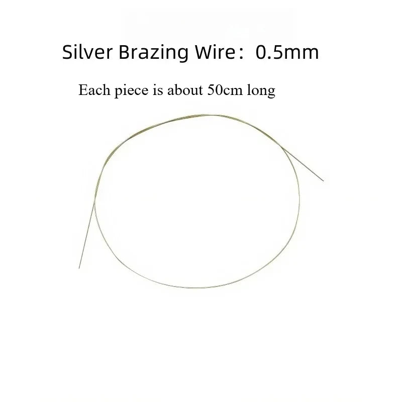 Silver Solder Wire Sheet - Jewelry Repair Welding Supplies for Rings & Bracelets DIY Crafts