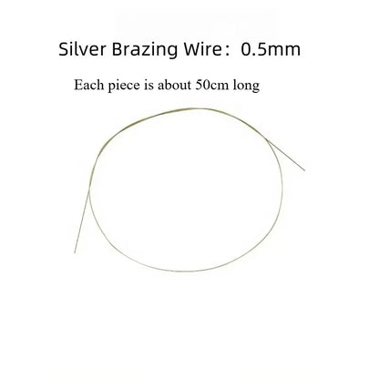 Silver Solder Wire Sheet - Jewelry Repair Welding Supplies for Rings & Bracelets DIY Crafts