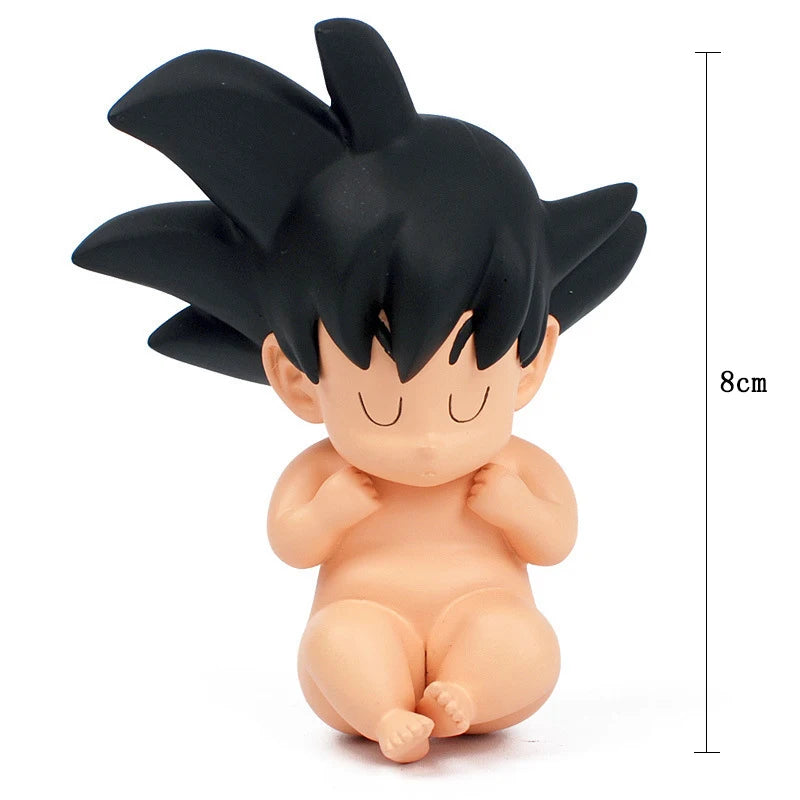 Dragon Ball Z Sleeping Goku Figure - PVC Anime Collectible Model Toy and Car Decor