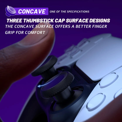 eXtremeRate ThumbsGear V3 — Interchangeable Ergonomic Replacement Thumbsticks for PS5 & PS4 Controllers