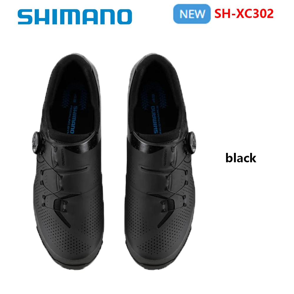 Shimano SH-XC300 Mountain Bike Cycling Shoes - XC3 XC300 XC302 Self-Locking Shoes with Fiberglass Sole