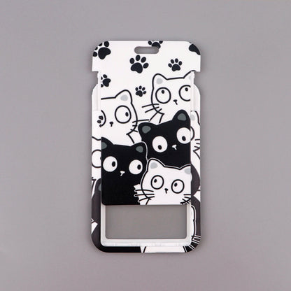 Kawaii Cat Paw Credential Holder Lanyard – Cute Neck Strap for Keys, ID Cards & Phone Accessories