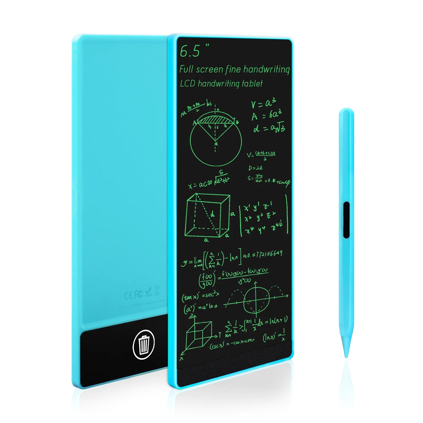 6.5-inch Full Screen Superfine Handwriting LCD Writing Tablet: Magnetic Sketch Pad, Liquid Crystal Drawings Board for Meeting Content