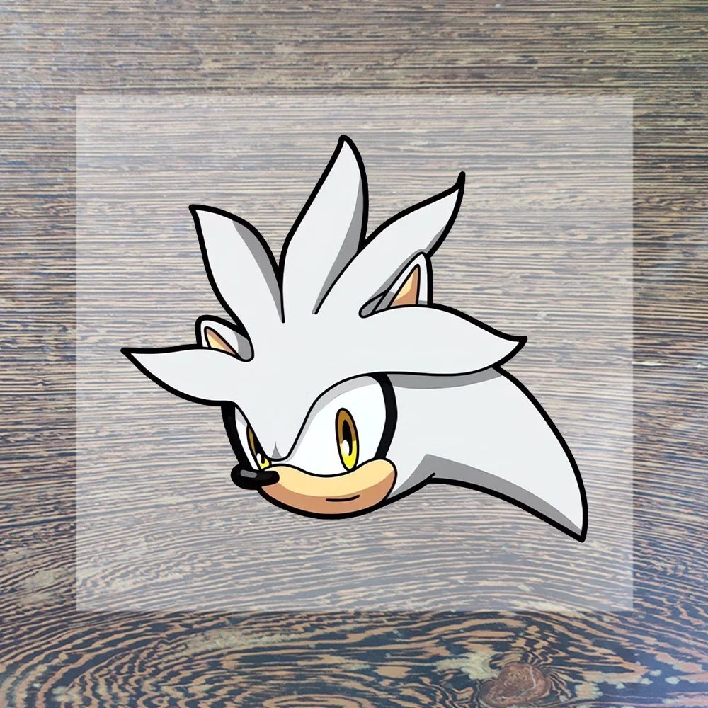 Sonic Cartoon Iron-On Patches – DIY Heat Transfer Anime Stickers for Clothing & Custom T-Shirts