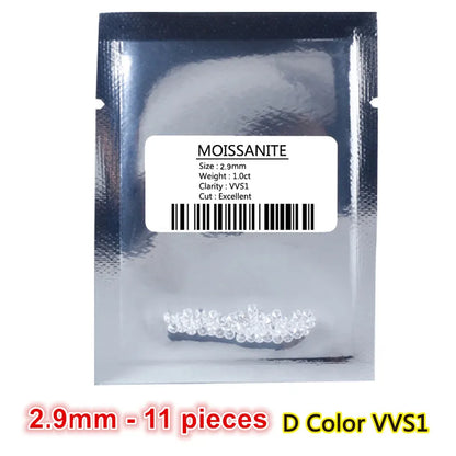 100% Real Moissanite Diamond Tester Pen — GRA Certified D VVS1 Belgium Cut Gemstones at Factory Price
