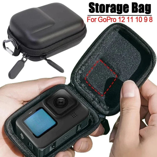 GoPro Hero 8–12 Mini Storage Bag – Waterproof Protective Case for Sport Cameras, Anti-Lost Video Accessories