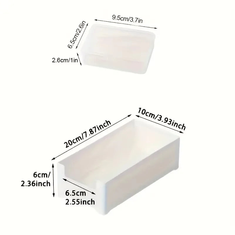 Cable Organizer Storage Box Set - Durable Plastic Charging Cord, Mobile Device & Office Supplies Storage