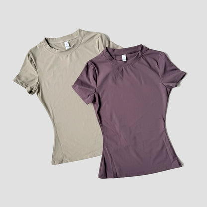 Women’s Seamless Yoga Top Short Sleeve Fitness T-Shirt – Gym, Running & Activewear Sports Shirt for Workout Comfort & Breathability